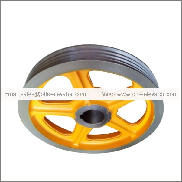 HITACHI elevator traction wheel