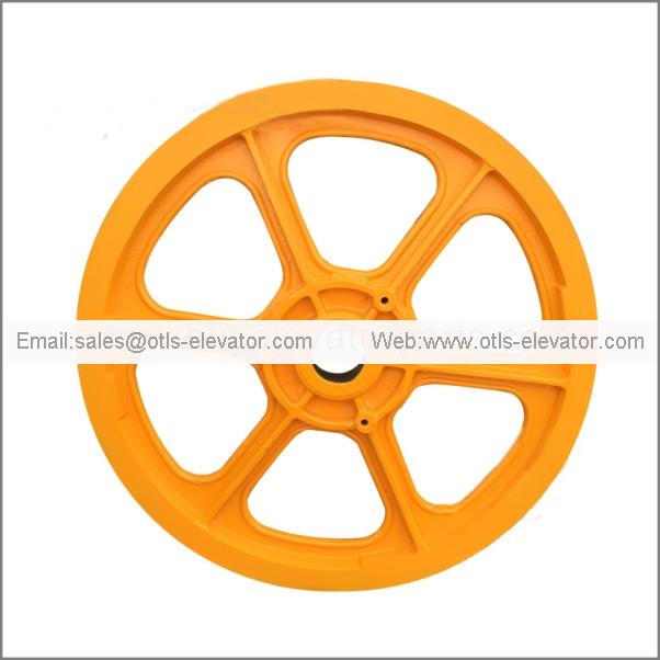 Otis elevator traction wheel