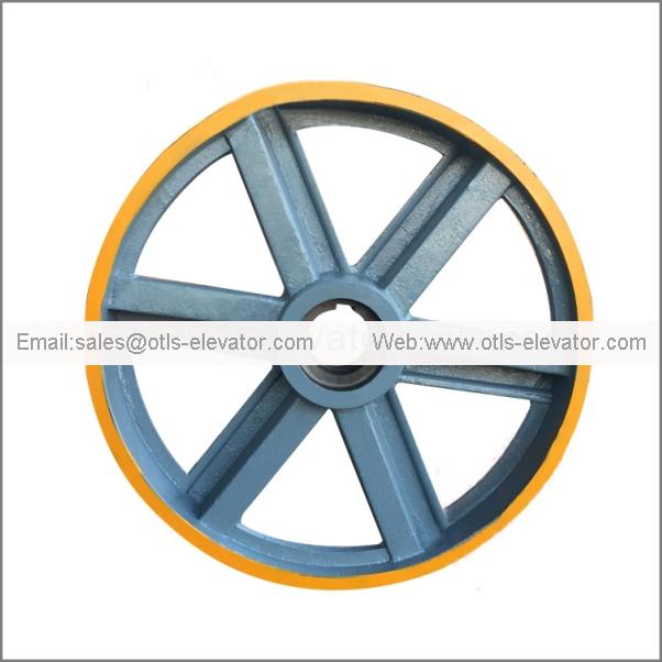 Used elevator traction wheel Second-hand