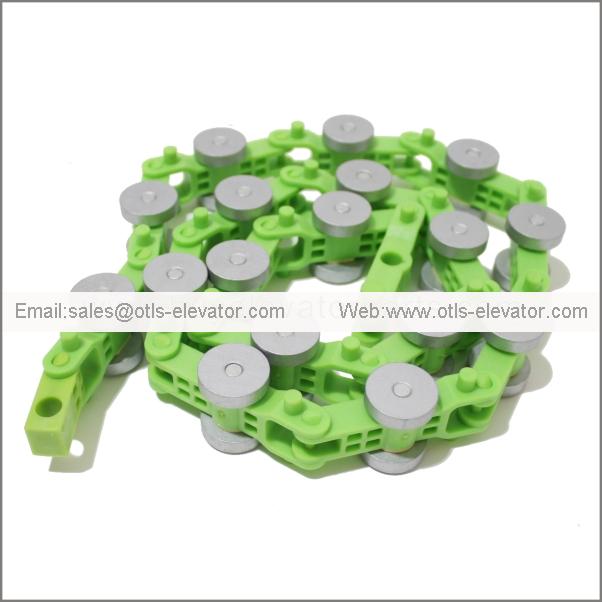 SJEC Escalator newel chain , handrail newel chain rotary chain