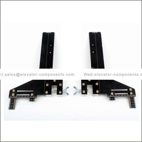 Elevator guide rail alignment
