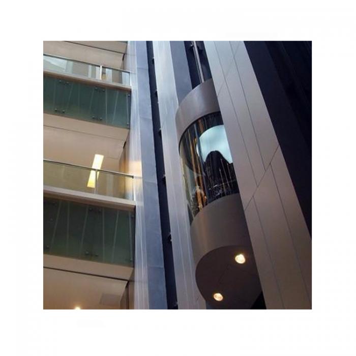 Glass Round Elevator
