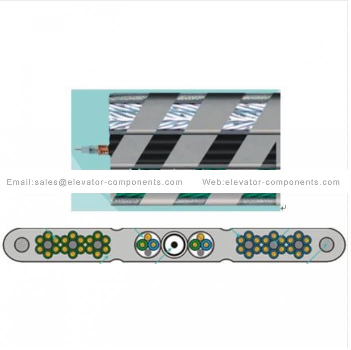Elevator Flat Traveling Cable Shielded Parts