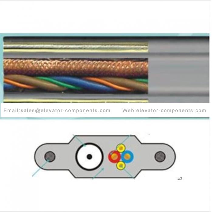 Elevator Components Flat Traveling Cables ≤4m/s
