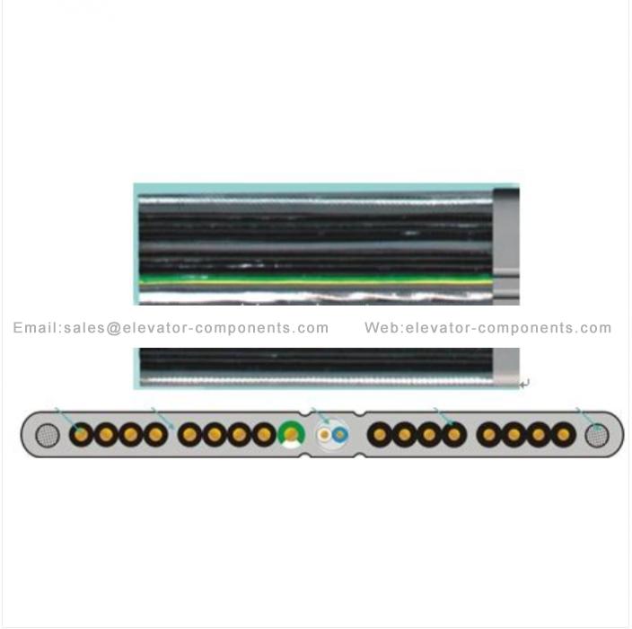 Elevator Parts Traveling Cable Shieled Pairs