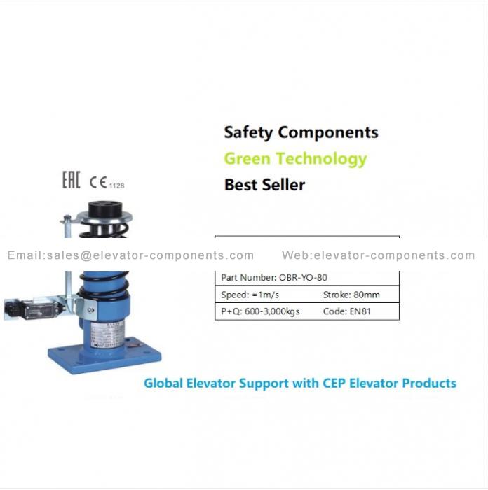 1m/s Passenger Elevator Spare Parts Oil Buffer