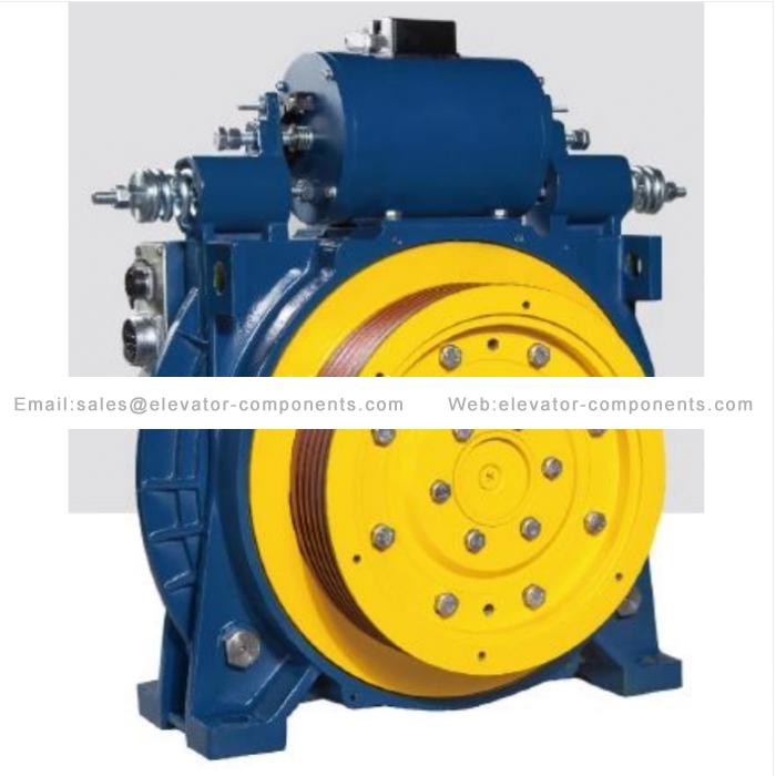 AC220V/60Hz Passenger Elevator Components PM Gearless Traction Machine