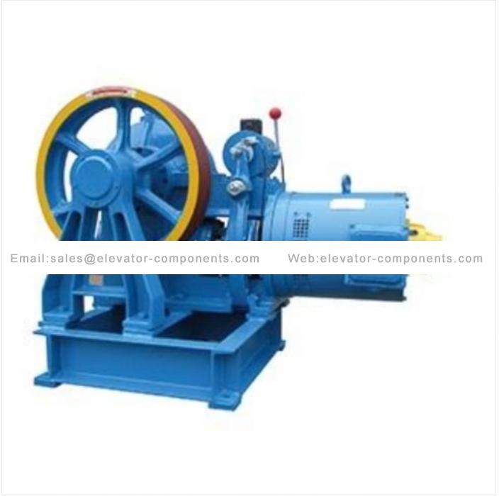 Elevator Overhead Spare Parts Geared Hoisting Machine