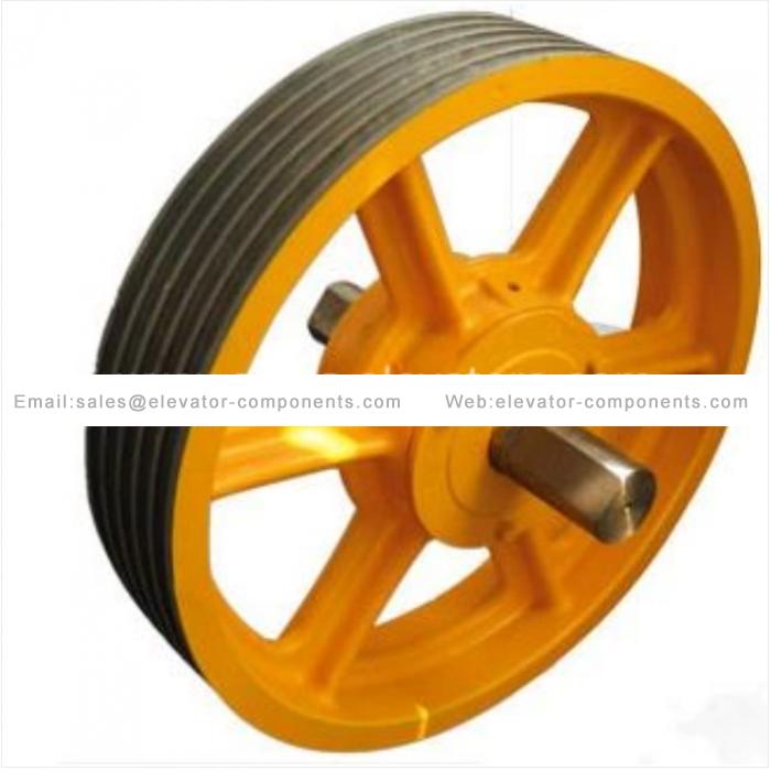 Passenger Elevator Casting Pulley Spare Parts