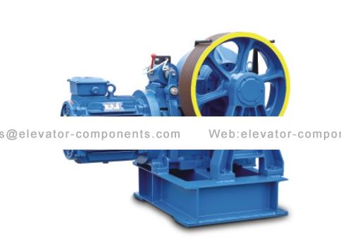 Elevator geared traction machine YJ245D Components