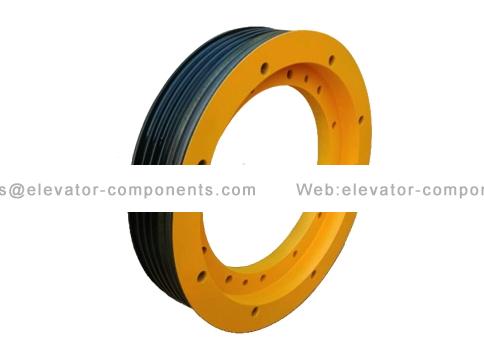 Mitsubishi Elevator Traction Wheel 6200x6x12 Spare Parts