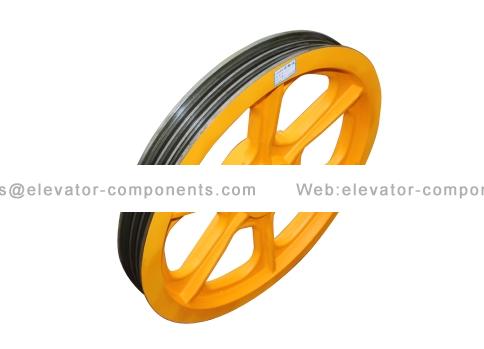 OTIS Elevator Components Traction Wheel 593x3x13