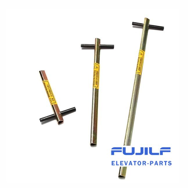 500mm KONE Elevator Triangle Key FUJILF Elevator Door Spare Parts
