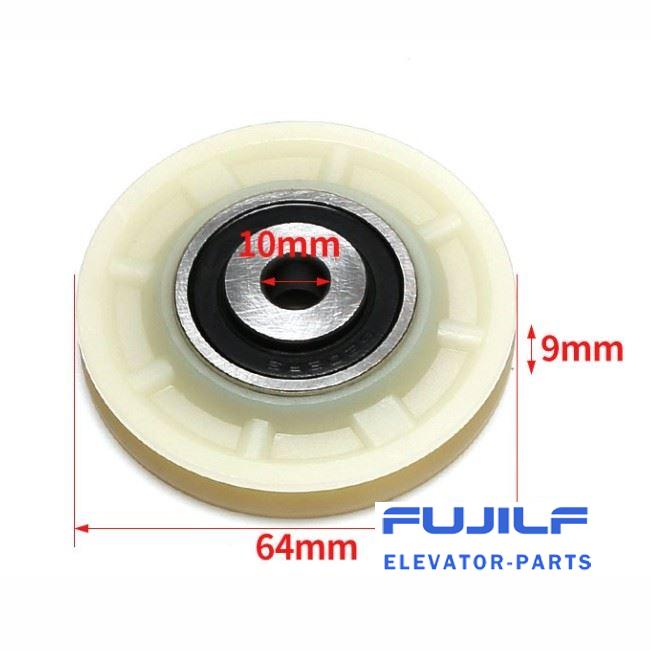 K300 ThyssenKrupp Elevator Car Door Wire Rope Wheel FUJILF Elevator Door Components
