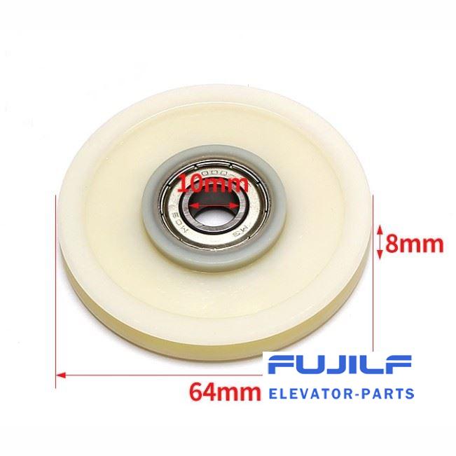 S8 ThyssenKrupp Elevator Wire Rope Wheel FUJILF Elevator Landing Door Components