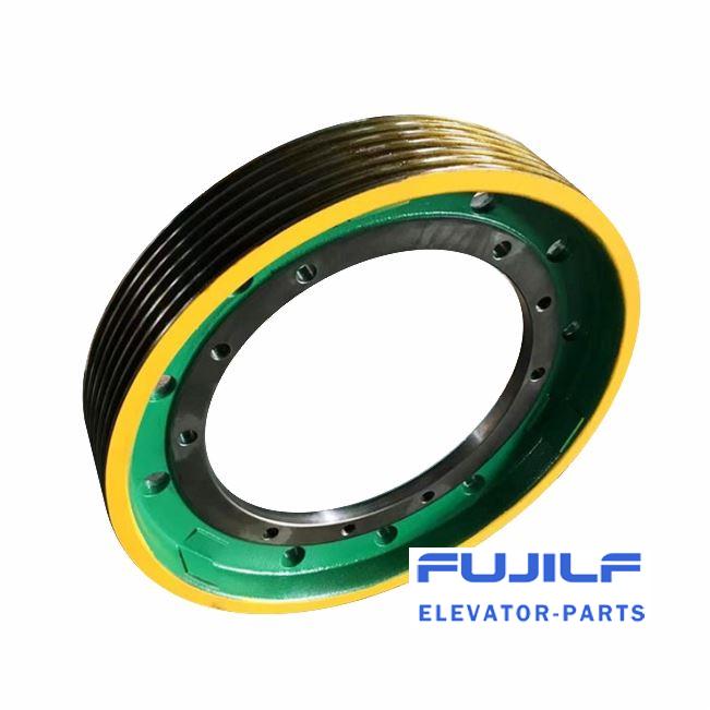 650x4x13 KONE Elevator MX10 Traction Wheel FUJILF Lift Components