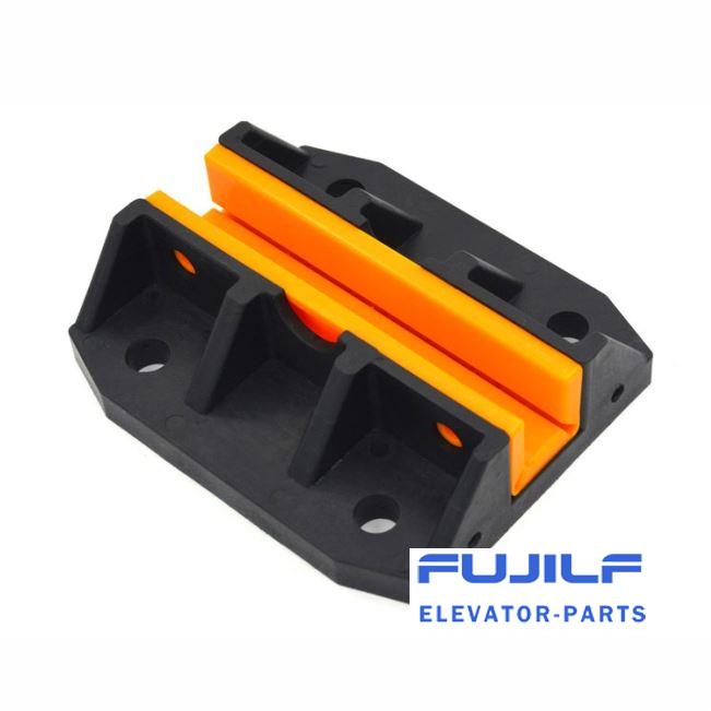 140x10mm ThyssenKrupp Elevator Counter Weight Guide Shoe FUJILF Elevator Spare Parts