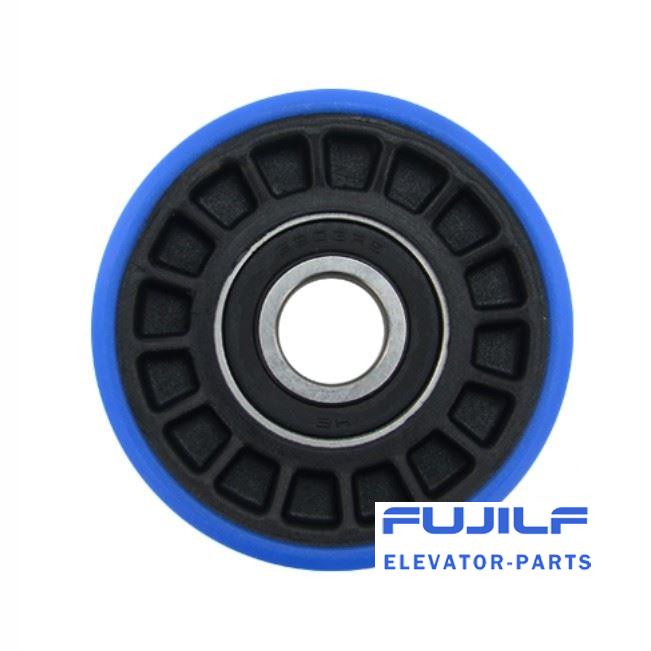 76x22 Otis Escalator Step Roller FUJILF Escalator Spare Parts