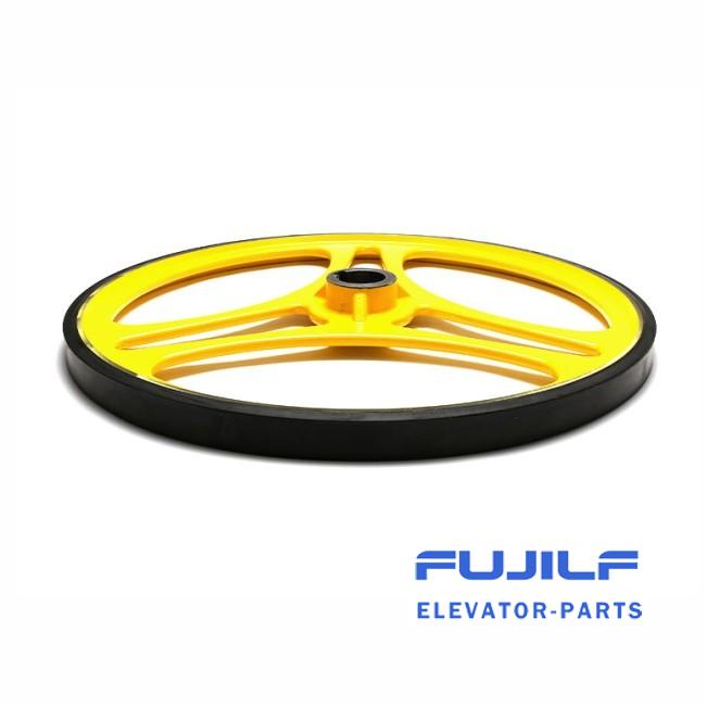 580x50x34mm ThyssenKrupp Escalaror Friction Wheel FUJILF Escalator Spare Parts