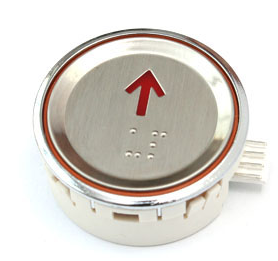 AK-29 Elevator round stainless steel button FUJILF Lift Spare Parts