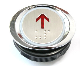 AK-23 Elevator round stainless steel button FUJILF Lift Spare Parts