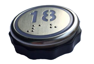 AK-38 Elevator round stainless steel button FUJILF Lift Spare Parts