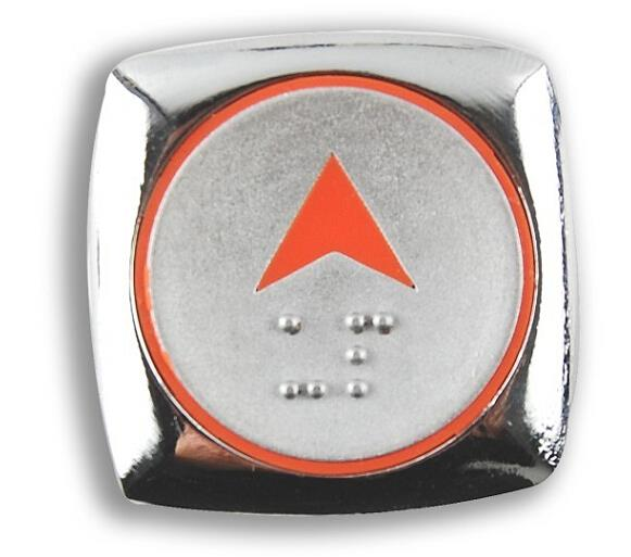 AK-34 Elevator square stainless steel button FUJILF Lift Spare Parts