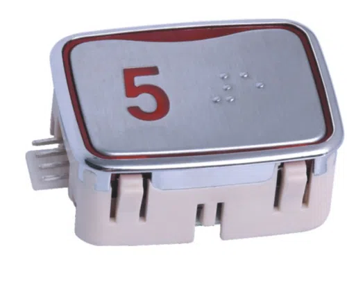 LG SIGMA Elevator Button AK-25 With Braille FUJILF Elevator Components