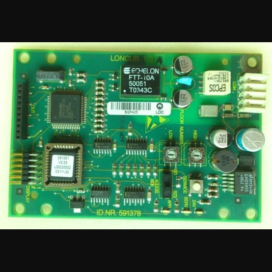 ID.NR.591378 Used elevator fire-protection board PCB FUJILF Second-hand Elevator Spare Parts