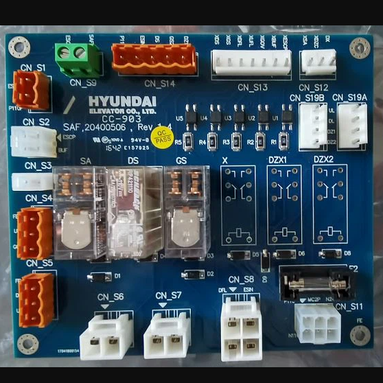 CC-903 card SAF 20400506 HYUNDAI elevator relay board PCB FUJILF Elevator Spare Parts