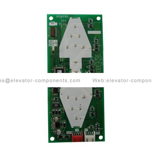 Fujitec PCB C1-BC34 External Call Display Board FUJILF Elevator Spare Parts