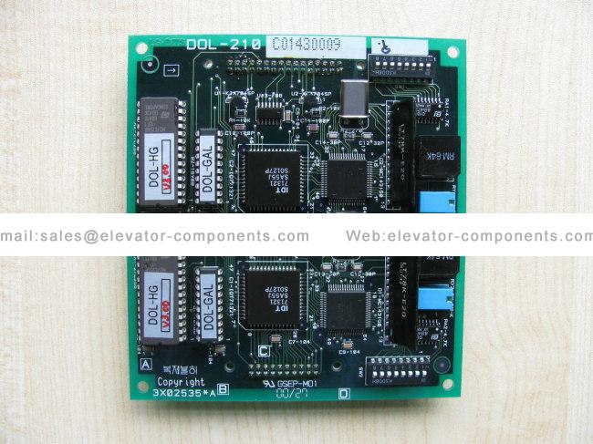 LG PCB DOL-210 Control Electronic Main Board FUJILF Elevator Spare Parts