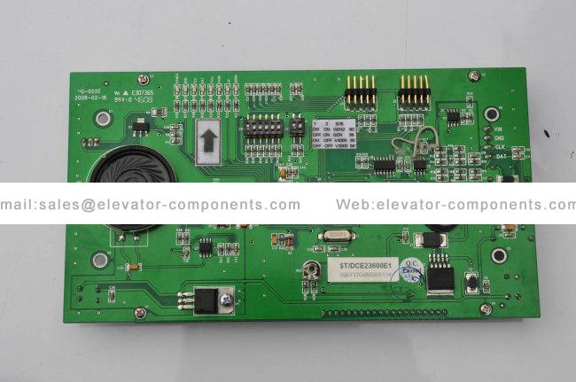 OTIS PPCB DCE23600E1 LCD Display Board FUJILF Elevator Spare Parts