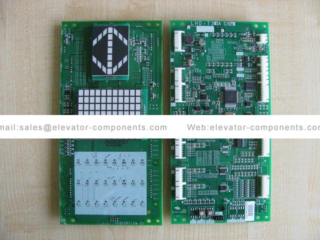 Mitsubshi Elevator LHD-730AGS20 PCB Car Display Panel Board FUJILF Elevator Spare Parts