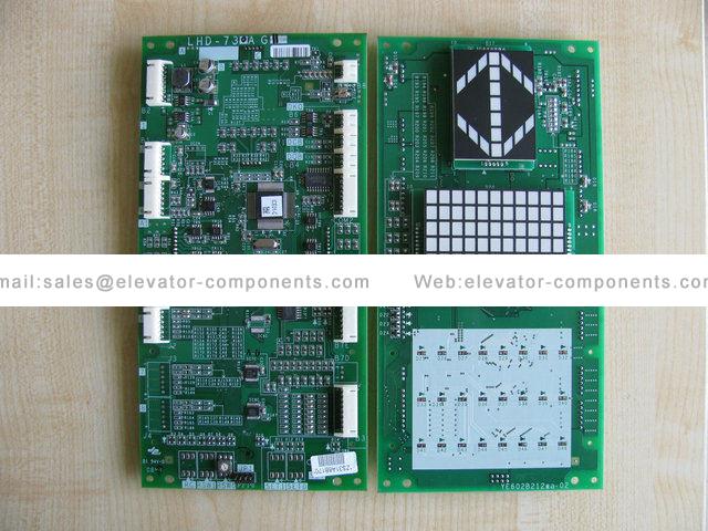 Mitsubshi Elevator LHD-730AG11 PCB Car Display Board FUJILF Elevator Spare Parts
