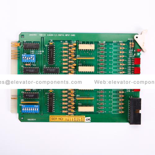 HYUNDAI Elevator 204C1113 SUB-K084 PCB E/L Digital Input Card FUJILF Elevator Spare Parts