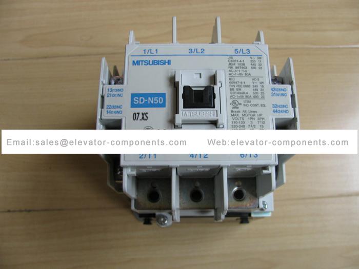 Mitsubishi Elevator SD-N50 Magnetic Contactor Relay FUJILF Elevator Spare Parts