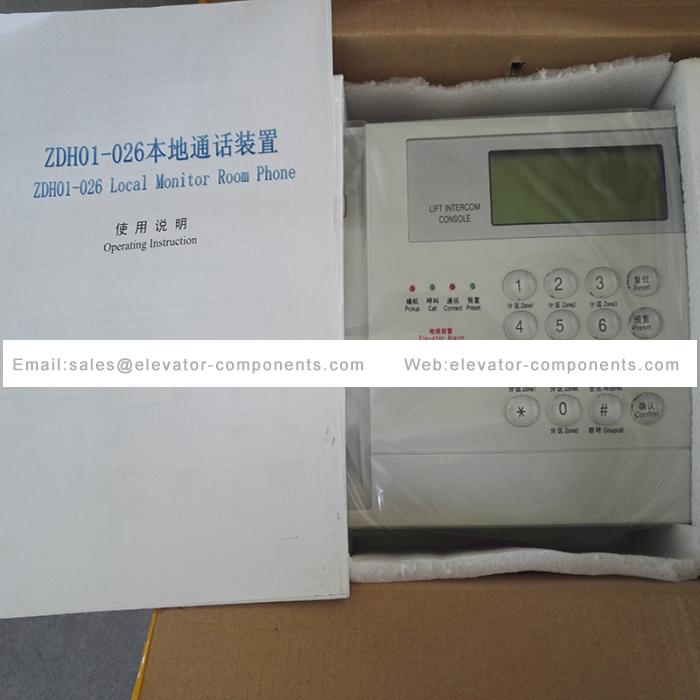 Mitsubishi Elevator Intercom ZDH01-026 Local Monitor Room Phone FUJILF Elevator Spare Parts