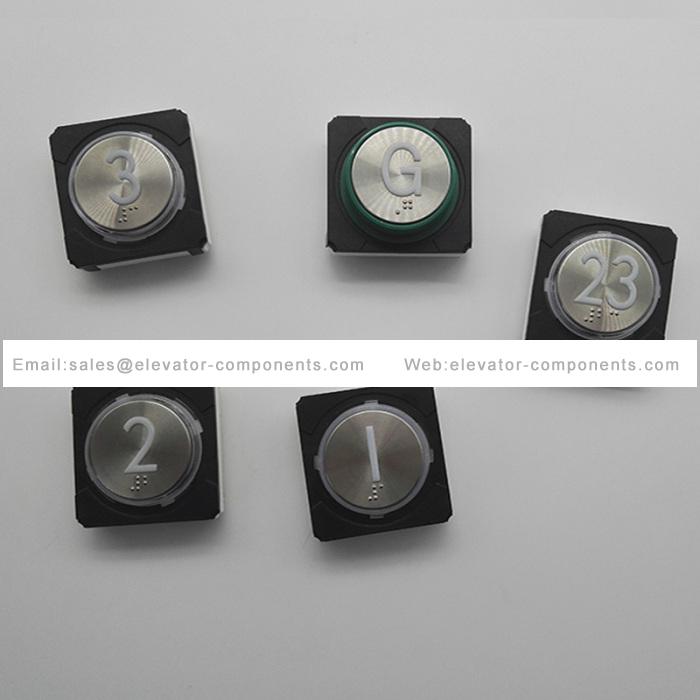 Mitsubishi Elevator P235822B000F21L943 Push Button With Braille FUJILF Elevator Spare Parts