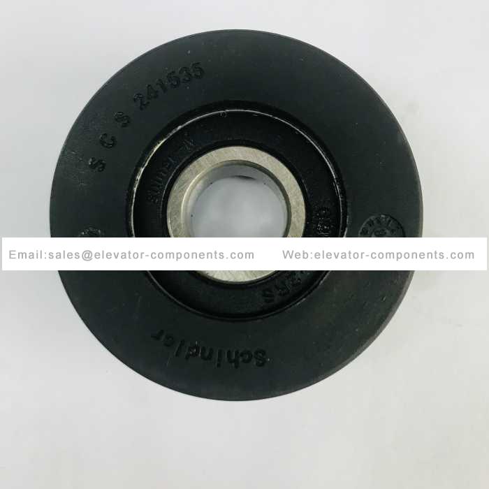 Escalator Lift Parts Black Step Roller D70-H25-6204 SCS 241535 (Black Polyurethane) FUJILF Elevator Spare Parts