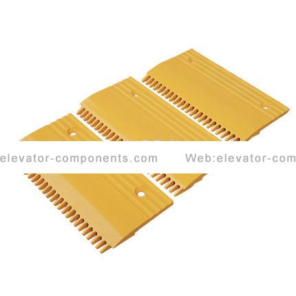 Otis Escalator Lift Spare Parts Yellow Plastic Comb Plate FUJILF Elevator Spare Parts