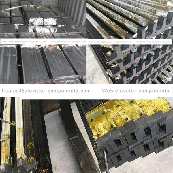 T89/B (8lb/ft,13k)Elevator Lift Part Guide Rail FUJILF Elevator Spare Parts