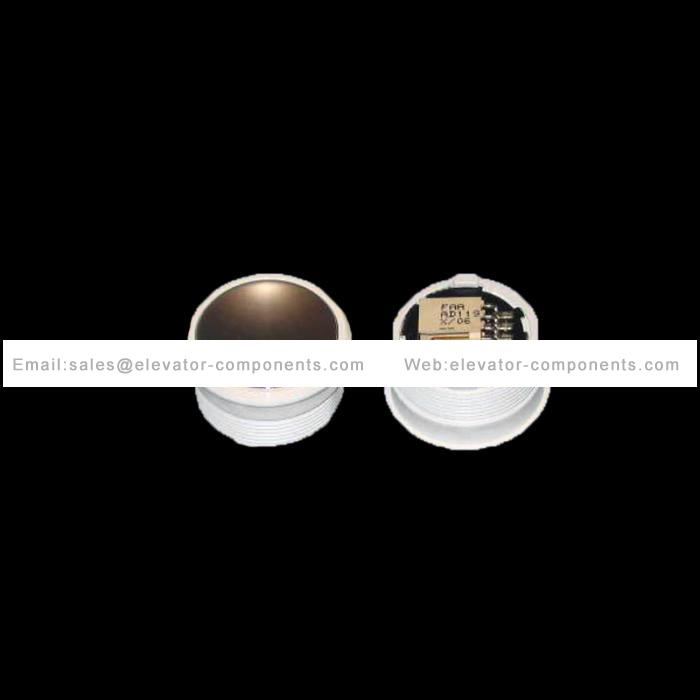 Elevator Button OT20003 white light polished stainless steel MCS FUJILF Elevator Spare Parts