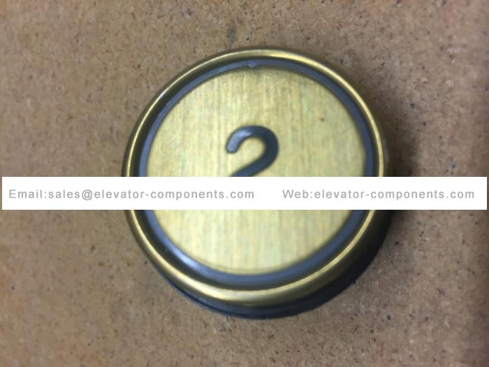 Elevator Sym COP - SS call operation panel button 2 FUJILF Elevator Spare Parts