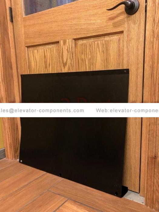Elevator Metal Door Baffle - Black FUJILF Elevator Spare Parts