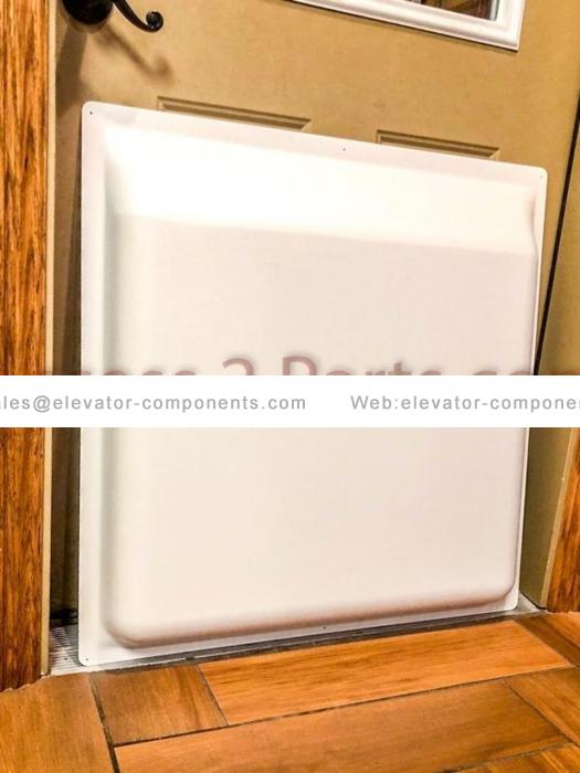 Elevator White Plastic Elevator Door Baffle FUJILF Elevator Spare Parts