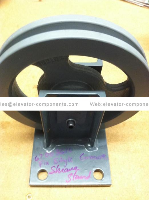 Elevator Inclinator Fixed Single Groove Sheave Stand FUJILF Elevator Spare Parts