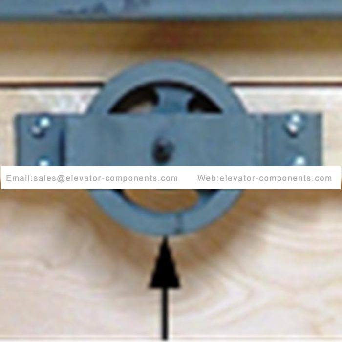 Elevator Inclinator Sheave Flat Bracket pulley FUJILF Elevator Spare Parts