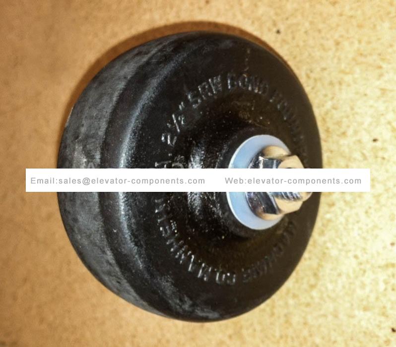 Elevator Inclinator solid rubber wheel FUJILF Elevator Spare Parts