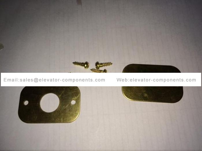 Elevator Lunar key door plates, rounded cornersgolden FUJILF Elevator Spare Parts